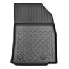 Tapis de sol en TPE adapté pour Opel Crossland X SUV (06.2017-....) - tapis de voiture - noir