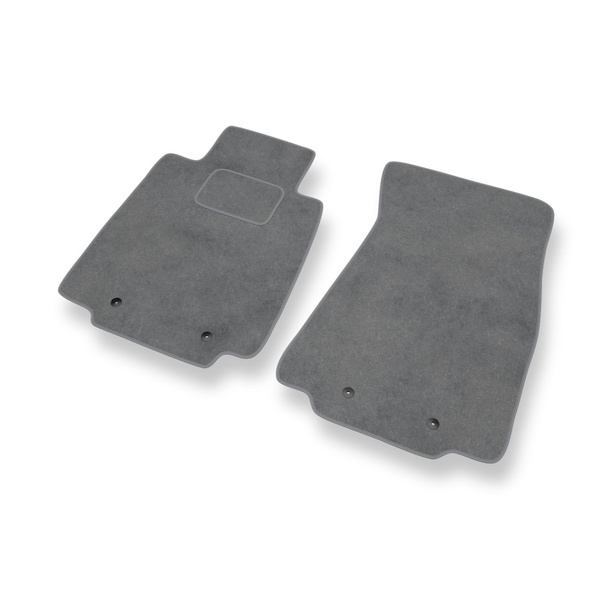 Tapis de Sol Velours adapté pour Nissan 370Z Coupé, Roadster (2008-2020) - Premium tapis de voiture - gris