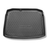 Tapis de coffre adapté pour Volkswagen Golf V 1K Comfortline Hayon (10.2003-2008) - bac de coffre - protection de coffre voiture - avec roue de secours à usage temporaire ou kit de réparation