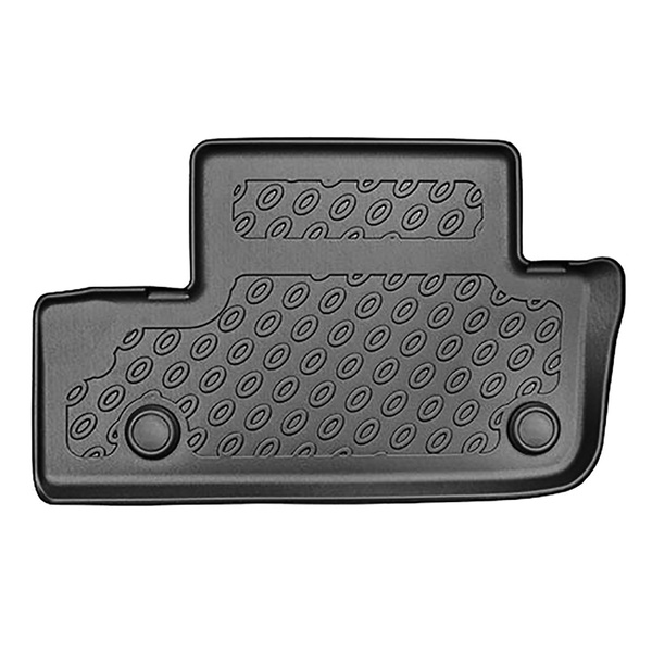 Tapis de sol en TPE adapté pour Peugeot 3008 II Hybrid & Hybrid4 SUV (09.2019-....) - avec Hi-Fi-System FOCAL - tapis de voiture - noir