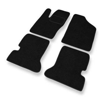 Tapis de Sol Feutres adapté pour Fiat Seicento (1998-2010) - tapis de voiture - noir