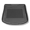 Tapis de coffre adapté pour Volkswagen Touran I 1T Monospace (09.2010-08.2015) - bac de coffre - protection de coffre voiture - 7 places; 3me rangée abaissée