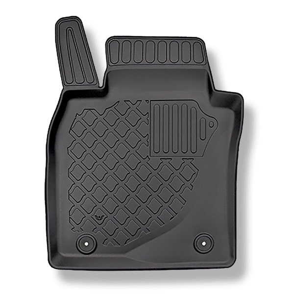 Tapis de sol en TPE adapté pour Mazda 3 IV BP Hayon, Berline (03.2019-....) - tapis de voiture - noir