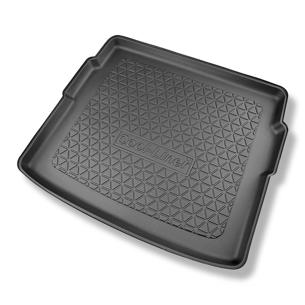 Tapis de coffre adapté pour DS 7 Crossback SUV (02.2018-2022) - bac de coffre - protection de coffre voiture - coffre inférieur; sous / sans plancher amovible du coffre