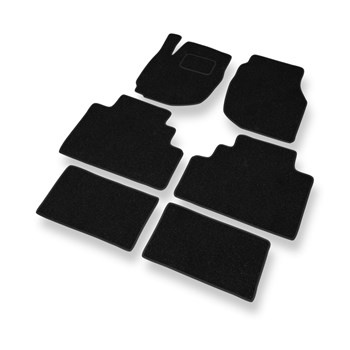 Tapis de Sol Feutres adapté pour Mazda MPV II (1999-2006) - tapis de voiture - noir