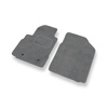 Tapis de Sol Velours adapté pour Toyota Yaris I (3 portes) (1999-2005) - Premium tapis de voiture - gris