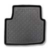 Tapis de sol en TPE adapté pour Skoda Kamiq Crossover (09.2019-....) - tapis de voiture - noir