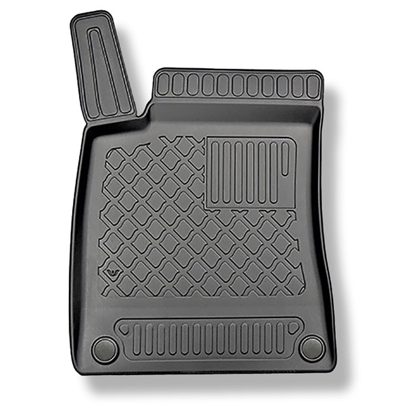 Tapis de sol en TPE adapté pour Mercedes-Benz CLA C118, X118 Coupé, Shooting Brake (05.2019-....) - tapis de voiture - noir