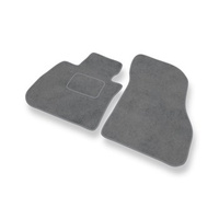 Tapis de Sol Velours adapté pour BMW X1 F48 (2016-2022) - Premium tapis de voiture - gris