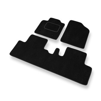 Tapis de Sol Velours adapté pour Toyota Avensis Verso II Monospace (2003-2008) -