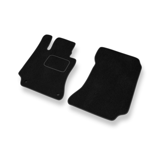 Tapis de Sol Velours adapté pour Mercedes-Benz Classe E W212 Break, Berline (2009-2016) - Premium tapis de voiture - noir