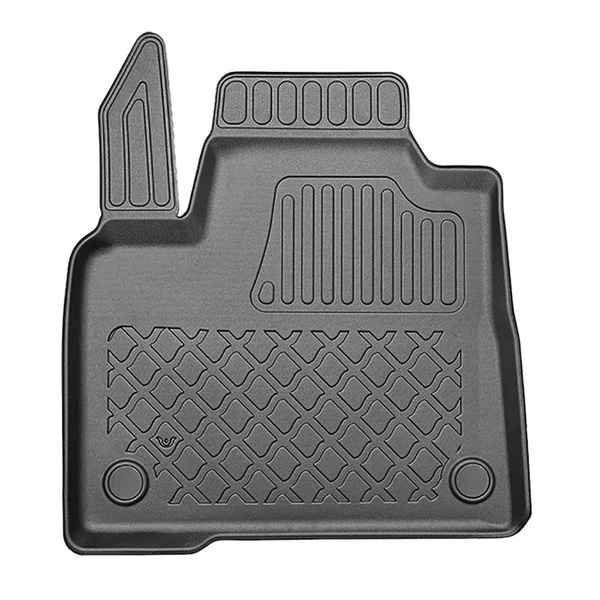 Kit tapis de coffre et tapis de voiture TPE pour: Mercedes-Benz Citan W420 Van (10.2021-....) - entraxe court;pas pour la version électrique