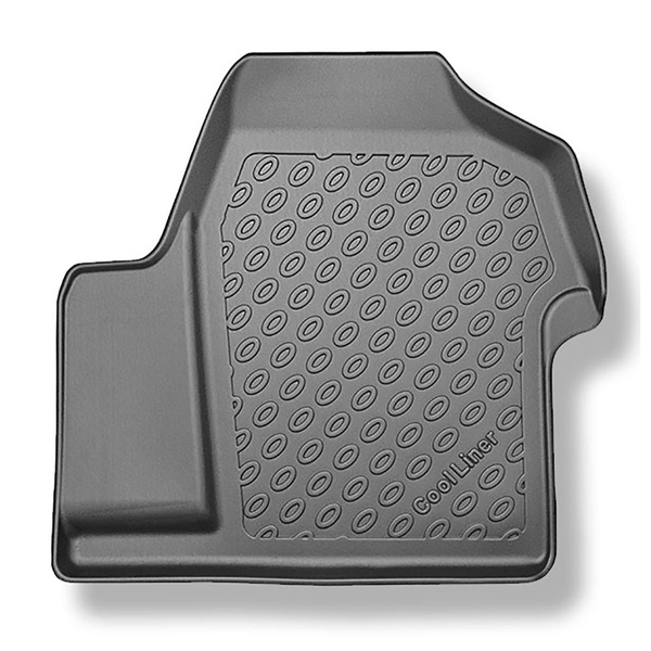Tapis de sol en TPE adapté pour Toyota Proace Van (01.2016-....) - 2/3 sièges; version courte et longue - tapis de voiture - noir