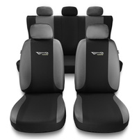 Housses de siège adaptées pour Jeep Compass I, II (2007-....) - housse siege voiture universelles - couverture siege - TG-S