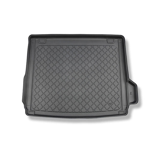 Tapis de coffre adapté pour BMW X3 G01 SAV (11.2017-....) - bac de coffre - protection de coffre voiture - aussi pour les modèles avec des rails de fixation; non pour version Plug-in hybride
