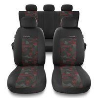 Housses de siège adaptées pour Audi A4 B5, B6, B7, B8, B9 (1995-2024) - housse siege voiture universelles - couverture siege - UNE-RD