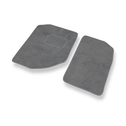 Tapis de Sol Velours adapté pour Dodge Durango II SUV (2004-2009) - Premium tapis de voiture - gris