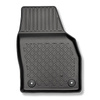 Tapis de sol en TPE adapté pour Skoda Kamiq Crossover (09.2019-....) - tapis de voiture - noir