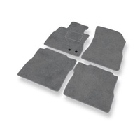 Tapis de Sol Velours adapté pour Nissan Note E12 (2013-2016) - Premium tapis de voiture - gris