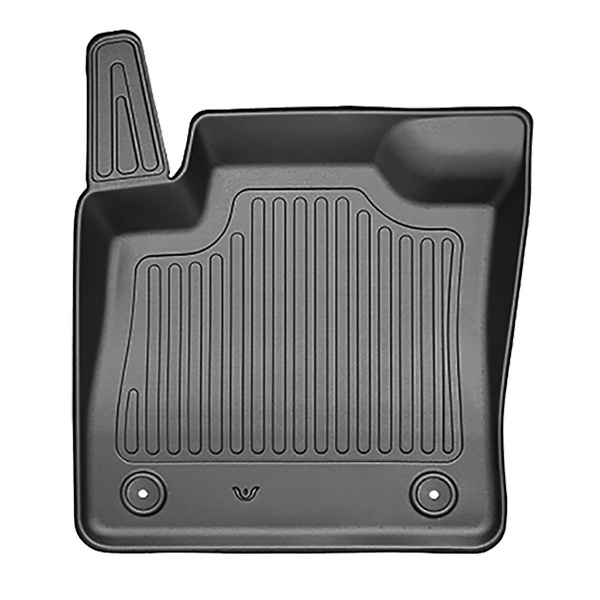 Tapis de sol en TPE adapté pour Volvo C40 Recharge SUV (12.2021-....) - tapis de voiture - noir