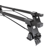 Barres de toit en acier adapté pour Fiat 600 Hayon (2005-2010) - Porte-Bagages de Voiture noir - toit normal