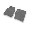 Tapis de Sol Velours adapté pour Land Rover Discovery II (1998-2004) - Premium tapis de voiture - gris