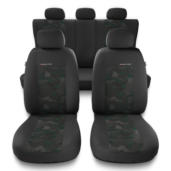 Housses de siège adaptées pour Fiat 500X (2014-2024) - housse siege voiture universelles - couverture siege - UNE-GR