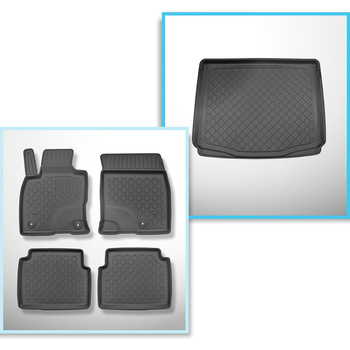 Kit tapis de coffre et tapis de voiture TPE pour: Ford Kuga III SUV (04.2020-...