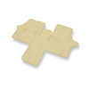 Tapis de Sol Velours adapté pour Mercedes-Benz Vito W638 Van (1996-2003) - Premium tapis de voiture - beige