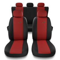 Housses de siège adaptées pour Alfa Romeo 166 I, II, III (1998-2007) - housse siege voiture universelles - couverture siege - X.R-RD