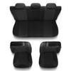 Housses de siège adaptées pour Alfa Romeo 156 I, II (1997-2007) - housse siege voiture universelles - couverture siege - TR-G1
