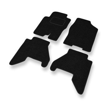 Tapis de Sol Feutres adapté pour Nissan Pathfinder R51 (2005-2014) - tapis de voiture - noir