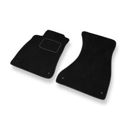 Tapis de Sol Velours adapté pour Audi A5 II F5 Coupé, Cabriolet (2016-2024) - Premium tapis de voiture - noir