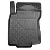 Tapis de sol en TPE adapté pour Nissan X-Trail III SUV (08.2014-2022) - 5 ou 7 sièges; sans la troisième rangée de sièges - tapis de voiture - noir