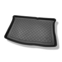 Tapis de coffre adapté pour Hyundai i20 II GB Hayon (12.2014-07.2020) - bac de coffre - protection de coffre voiture - coffre inférieur (sans plancher multi-fonctions)