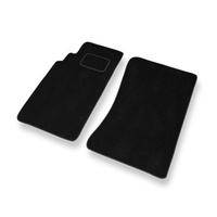 Tapis de Sol Velours adapté pour Mazda MX-5 II (1998-2005) - Premium tapis de voiture - noir