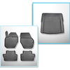 Kit tapis de coffre et tapis de voiture TPE pour: Volvo S60 III Berline (10.2018-....) - también Cross Country