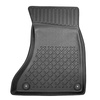 Tapis de sol en TPE adapté pour Audi A4 B8 Berline (01.2008-10.2015) - tapis de voiture - noir