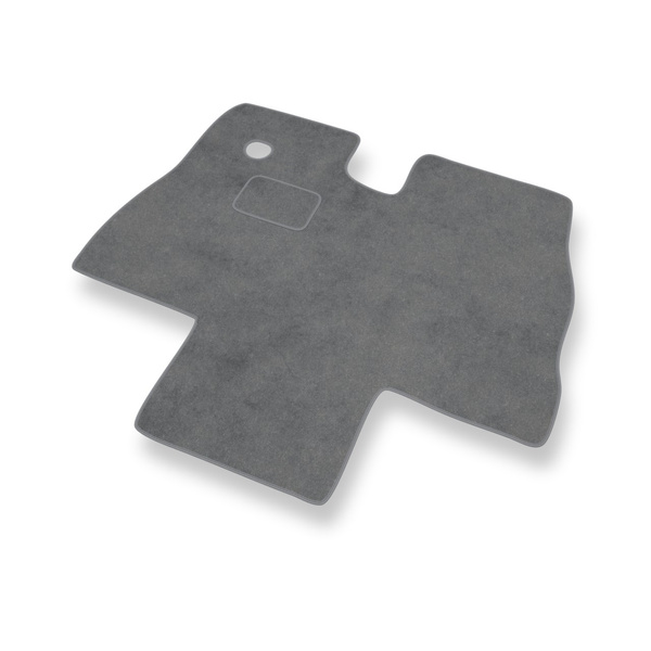 Tapis de Sol Velours adapté pour Fiat Ducato II Van (1994-2006) - Premium tapis de voiture - gris