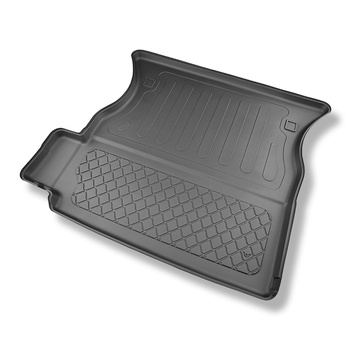 Tapis de coffre adapté pour Tesla Model X SUV (01.2021-....) - bac de coffre - protection de coffre voiture - 6/7 places; derrière 2ème rangée de sièges (3me rangée abaissée)