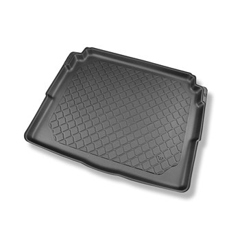 Tapis de coffre adapté pour Opel Grandland X SUV (10.2017-....) - bac de coffre - protection de coffre voiture - coffre inférieur avec espace prévu pour le plancher amovible du coffre ; sous / sans plancher amovible du coffre Flex Floor); non pour version