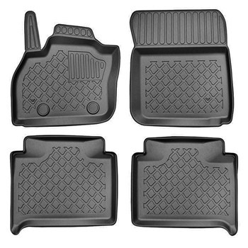 Tapis de sol en TPE adapté pour Renault ZOE Hayon (12.2012-05.2019) - tapis de voiture - noir