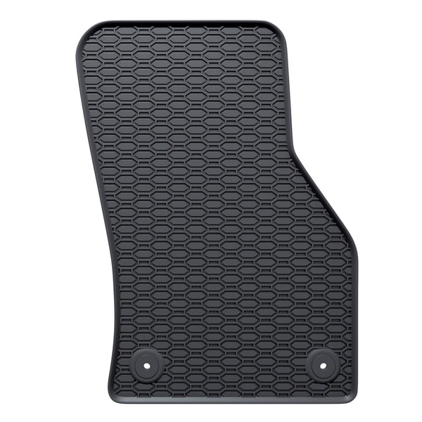 Tapis de sol en caoutchouc adapté pour Volkswagen T-Roc SUV (2017-....) - tapis de voiture - noir - 4 pcs.