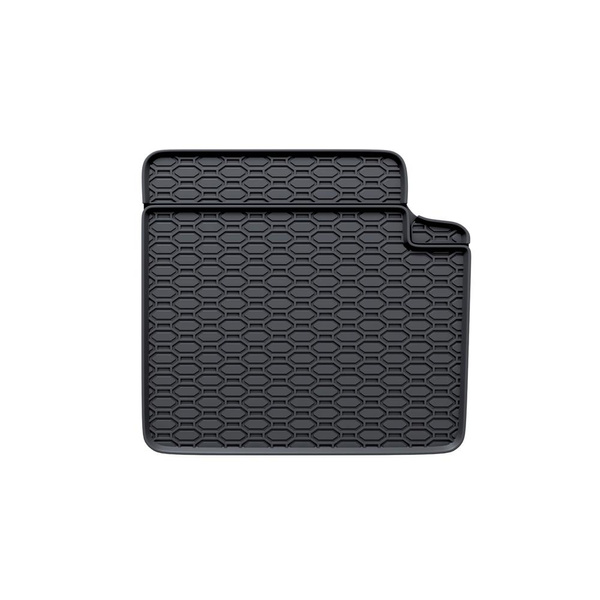 Tapis de sol en caoutchouc adapté pour Fiat Panda II Hayon (2003-2012) - tapis de voiture - noir - 4 pcs.