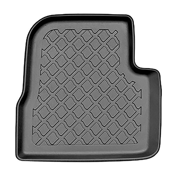 Tapis de sol en TPE adapté pour Peugeot 208 II Hayon (06.2019-....) - pas pour la version électrique et hybride - tapis de voiture - noir