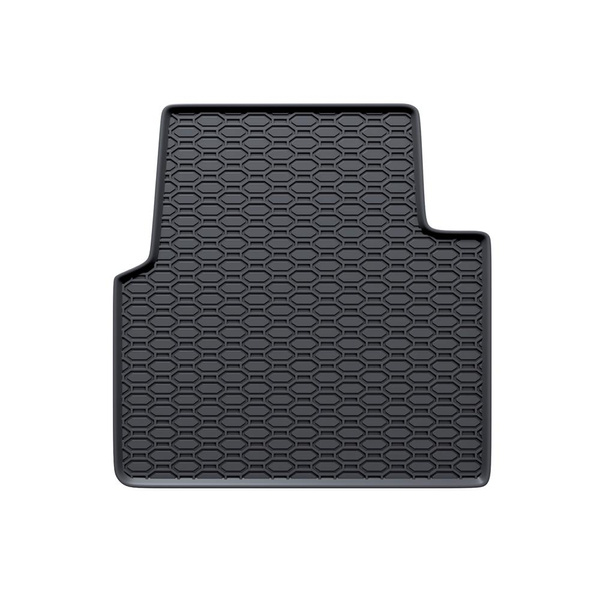 Tapis de sol en caoutchouc adapté pour Opel Crossland X SUV (2017-2021) - tapis de voiture - noir - 4 pcs.