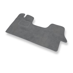 Tapis de Sol Velours adapté pour Fiat Ducato III, IV Van (2006-....) - Premium tapis de voiture - gris