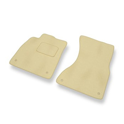 Tapis de Sol Velours adapté pour Audi A6 IV C7 Avant, Berline (2011-2018) - Premium tapis de voiture - beige