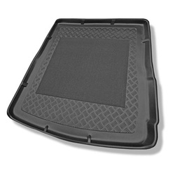 Tapis de coffre adapté pour Audi A6 C7 Avant (09.2011-08.2018) - bac de coffre - protection de coffre voiture - aussi pour la version Quattro