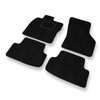 Tapis de Sol Velours adapté pour Audi A3 III 8V Hayon, Cabriolet, Berline, Sportback (2012-2020) - Premium tapis de voiture - noir